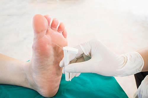 Diabetic foot care treatment
